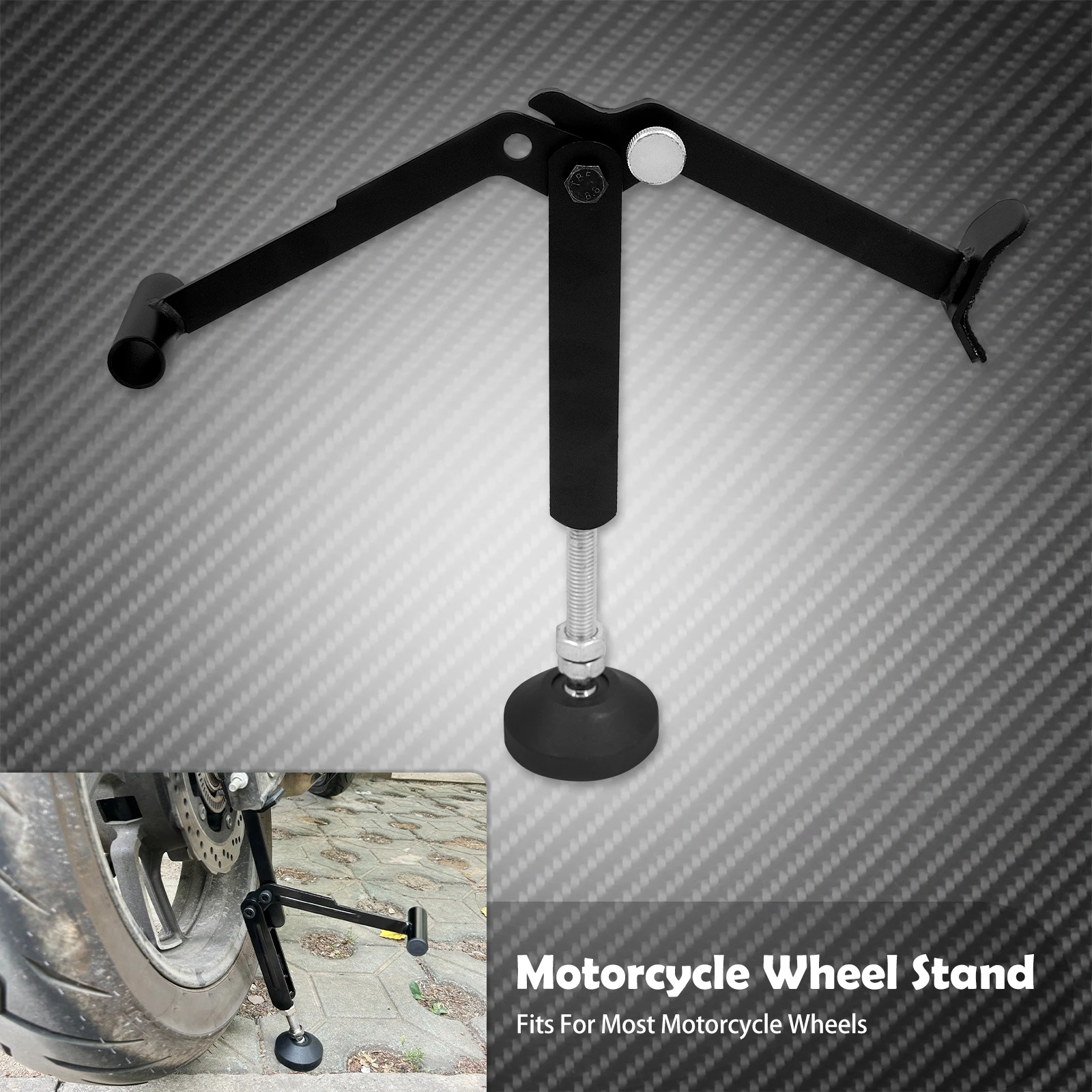 Soporte de rueda para ahorro de trabajo de motocicleta, soporte Universal para elevador de ruedas, soporte lateral, marco de elevación basculante para Harley y Honda