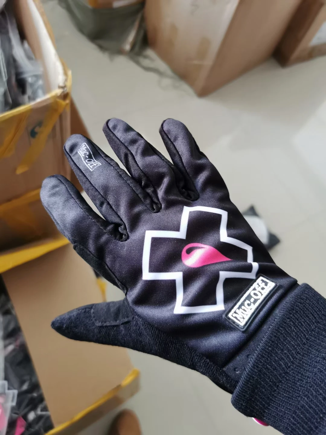 Guantes de protección para motocicleta, equipo de protección para bicicleta de montaña, todoterreno, descenso, DH, MX, MTB, MUCOFF3