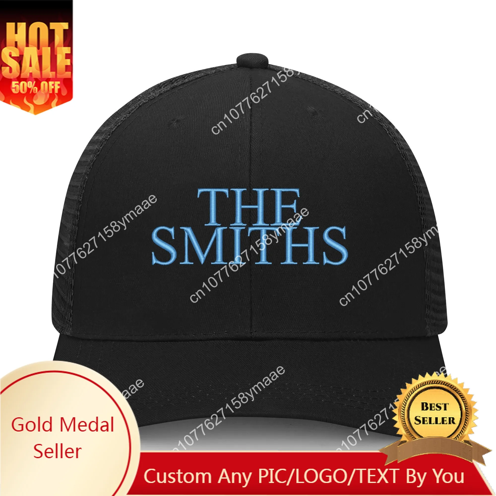 

The Smiths Pop Rock Hot Embroidery Hat Mens Womens Sports Baseball Hat Hip Hop Breathable Summer Headwear Custom Made Caps Logo