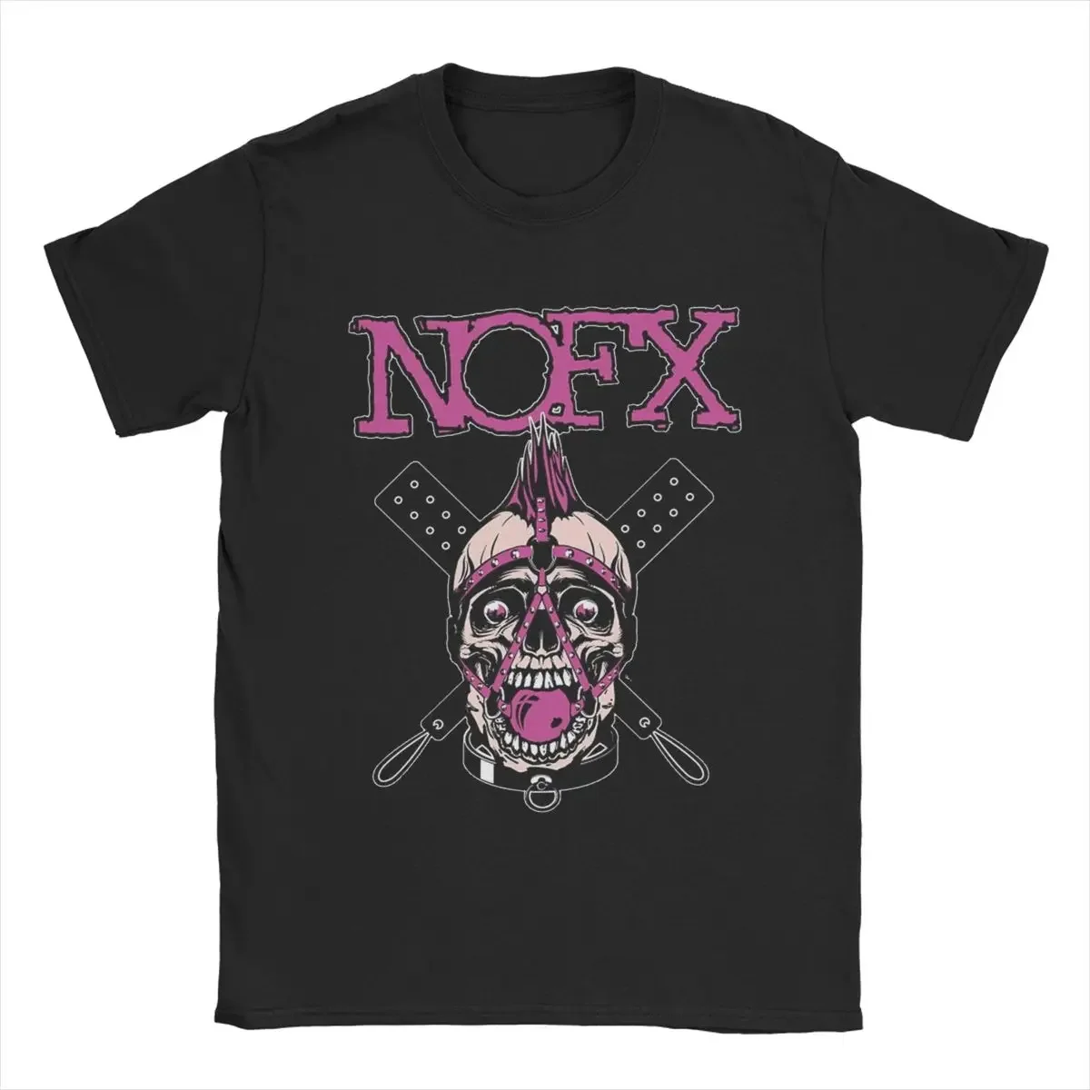 Nofx Skull Punk Band T-Shirt Punk Heavy Metal Cotton Daily Men Women O-Neck Streetwear Short Sleeve Vintage Harajuku Unisex Tees