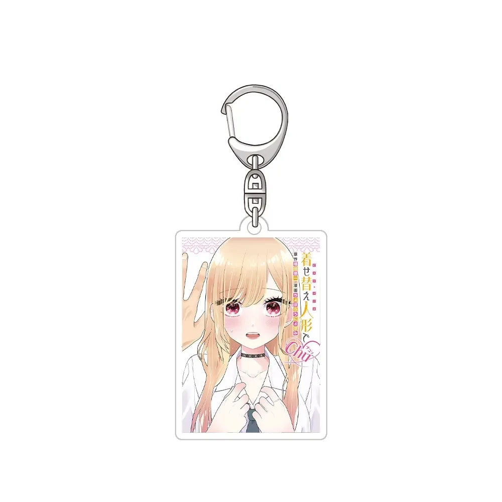 My Dress-Up Darling Marin Kitagawa Sajuna Inui 6CM Cute Anime Acrylic Stand Keychain Anime Character Pendant Backpack Bag Charm