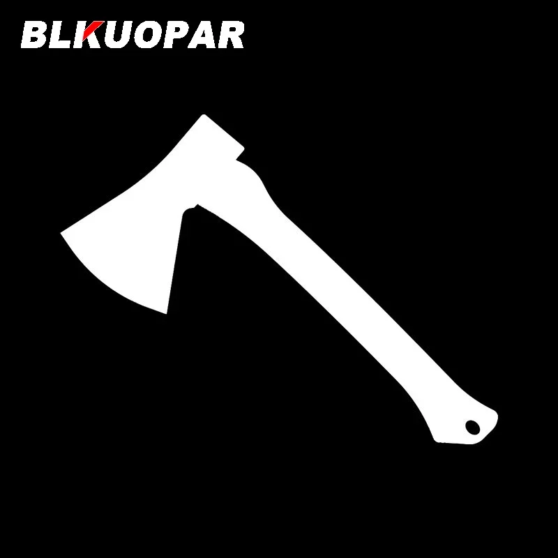 BLKUOPAR An Axe for Chopping Wood Car Sticker Personality Vinyl JDM Decal Waterproof Sunscreen Refrigerator Car Accessories