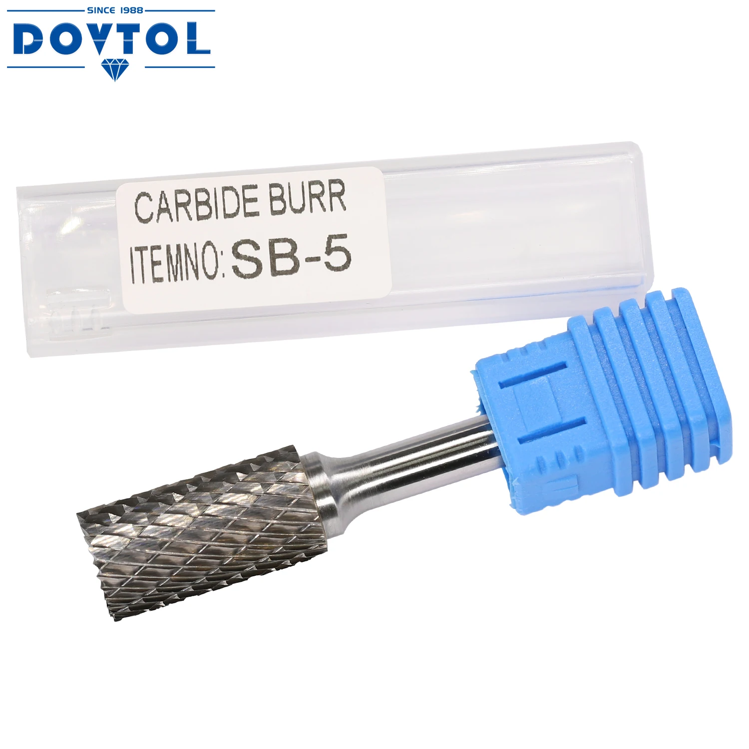 

SB-5 Tungsten Carbide Burr Rotary File Cylinder Shape Double Cut with 6mm Shank for Die Grinder Drill Bit