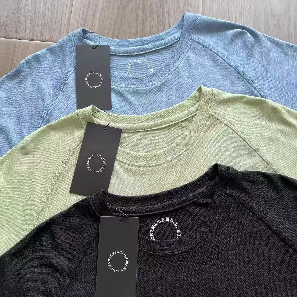 

Yamatomichi lightweight fast-drying stretch wool outdoor sports long-sleeved T-shirt