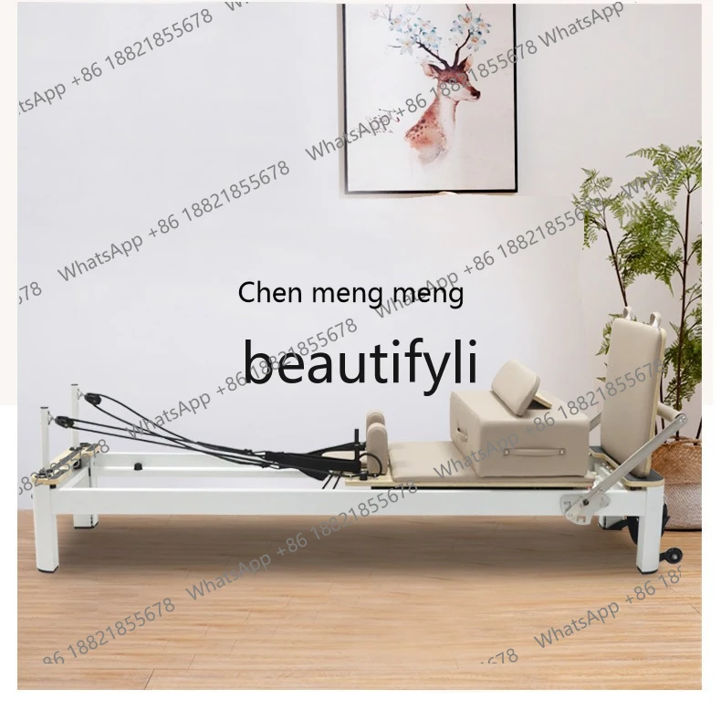 

X Aluminum Alloy Small White Bed Gym Yoga Studio Pilates Large Equipment Core Bed Full Track