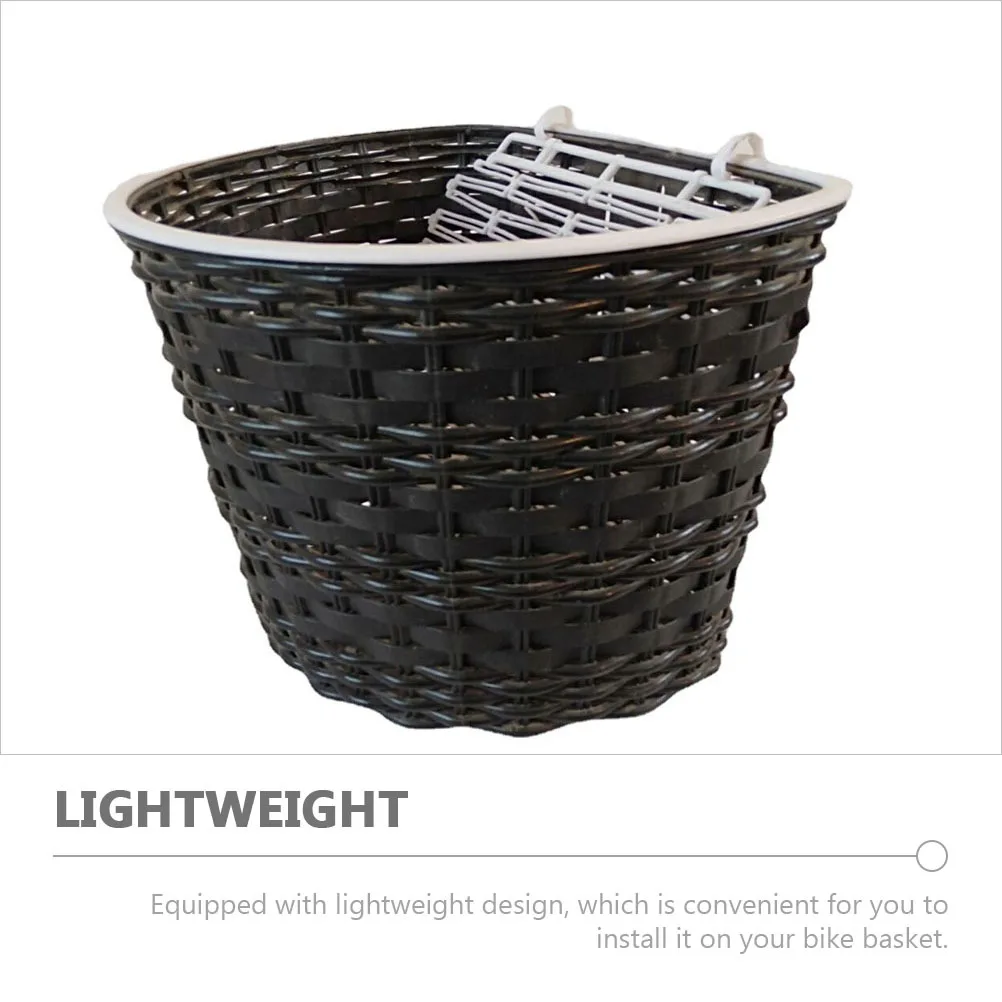 

3pcs Replaceable Bike Basket Covers Premium Plastic Sturdy Lightweight Front Basket Lid Cover For Cycling Storage Sundries