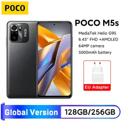 POCO M5s Versão Global 128GB / 256GB MTK G95 64MP Quad câmera 6,43 