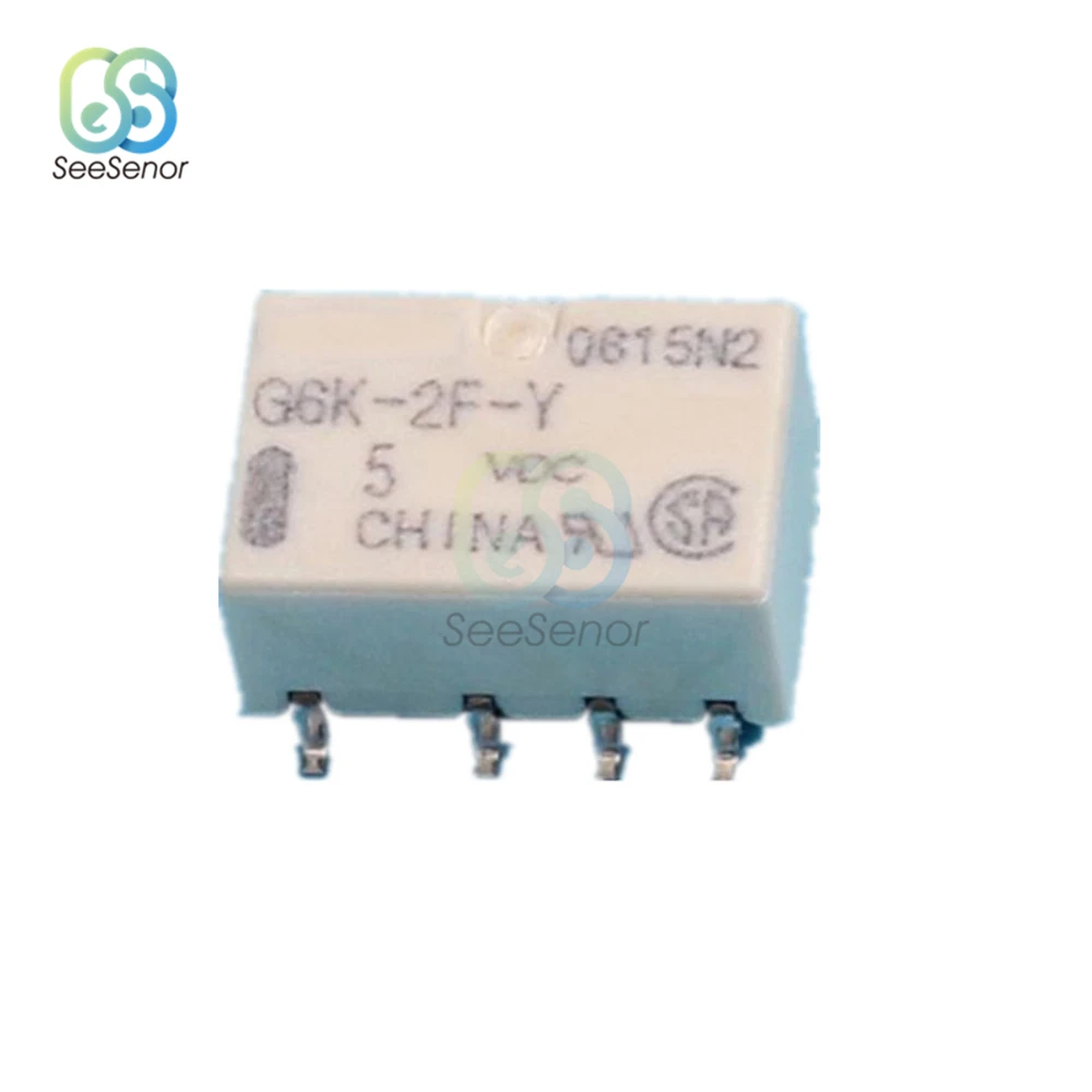 DC 3V 5V 12V 24V SMD G6K-2F-Y Signal Relay 8PIN for Relay