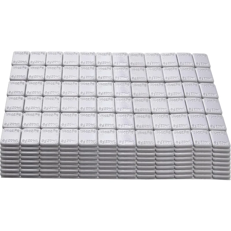 

HOME.4 Boxes, 1/4oz, 0.25oz, Grey, Stick on Wheel Weights for Cars, Trucks, SUVs, Motorcycles, Low Profile, Adhesive Stick