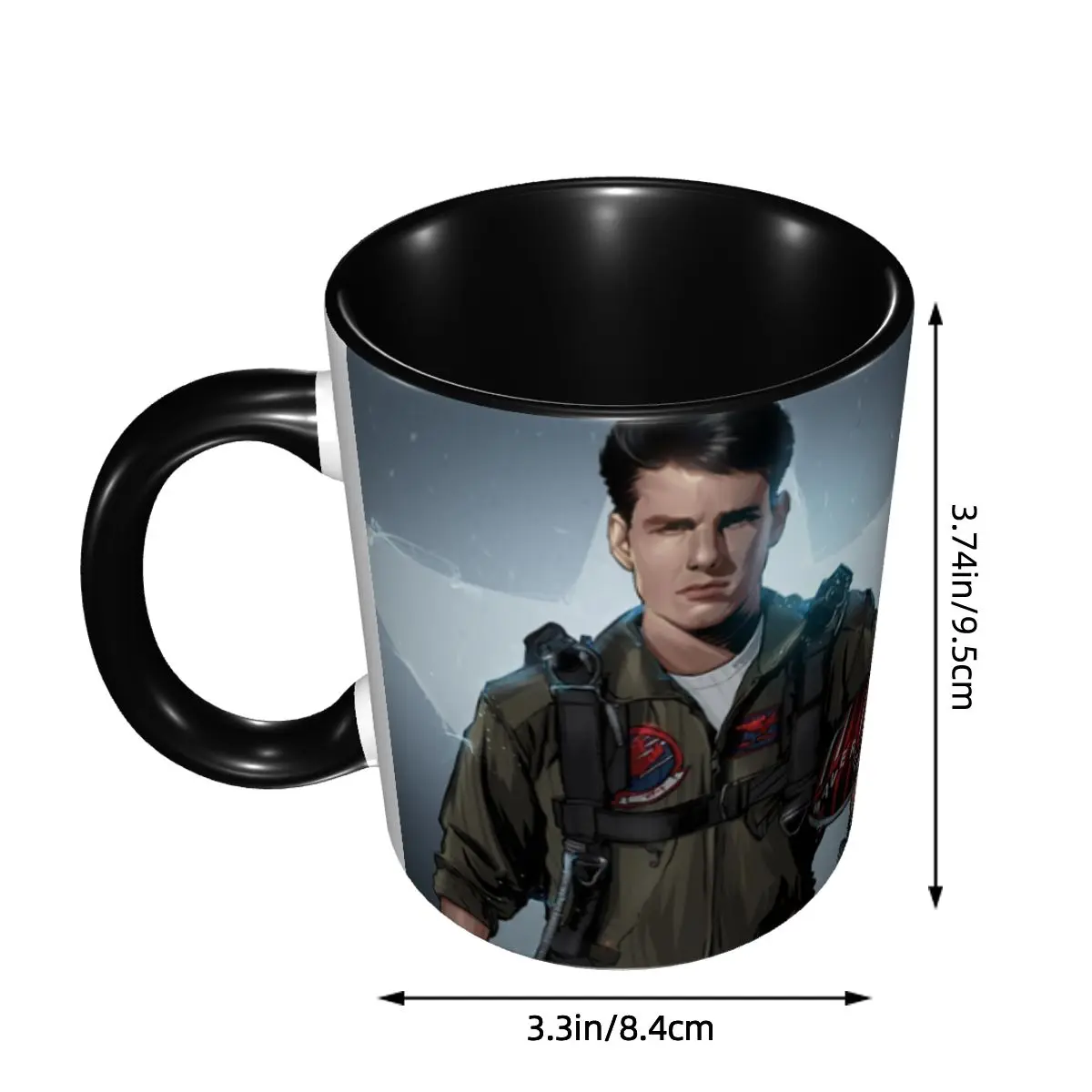 Top Gun Maverick American Action Tom Cruise Movie Mugs Customized Ceramic Coffee Mug Creative Gift