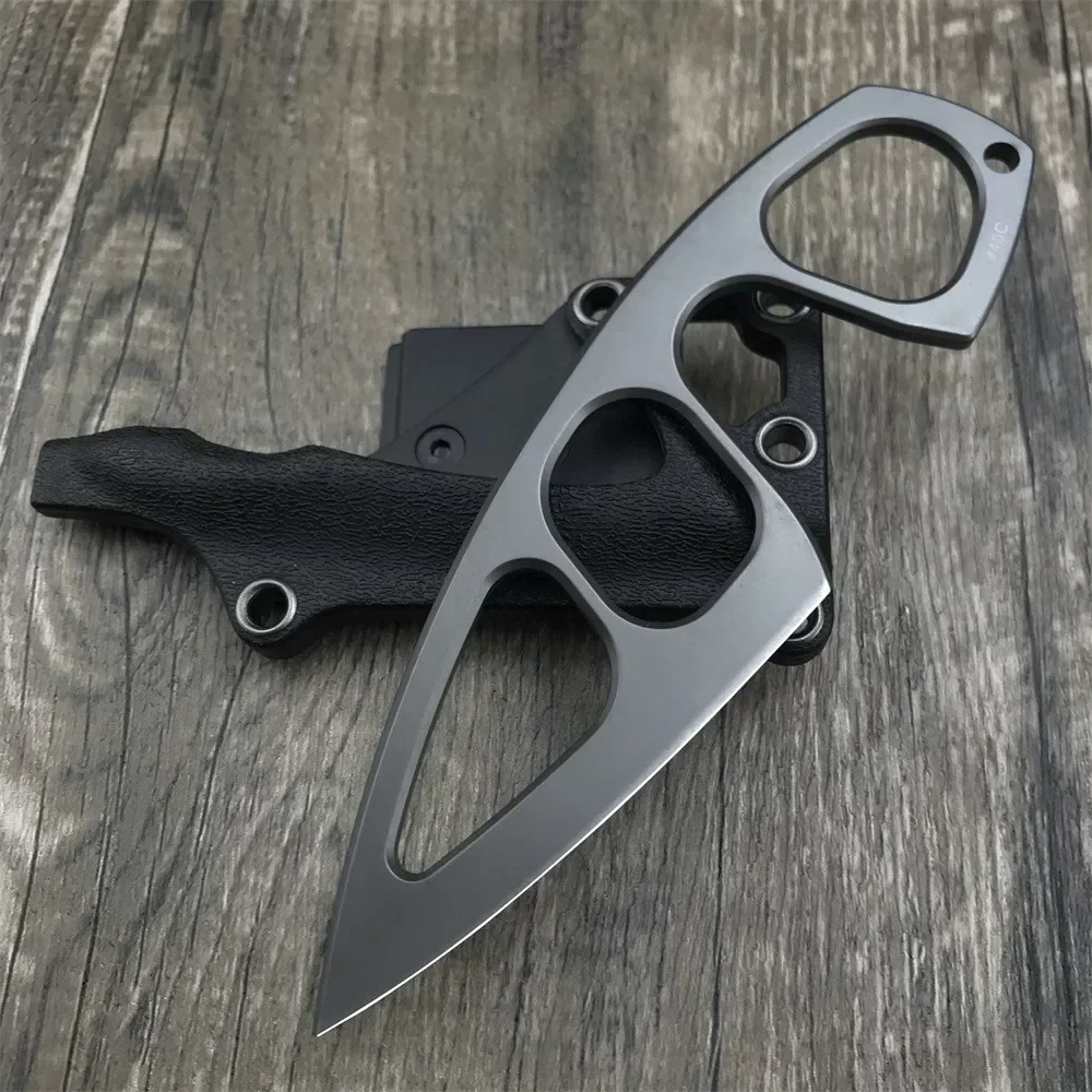 Pocket EDC Necklace Fixed Blade Knife 2.5