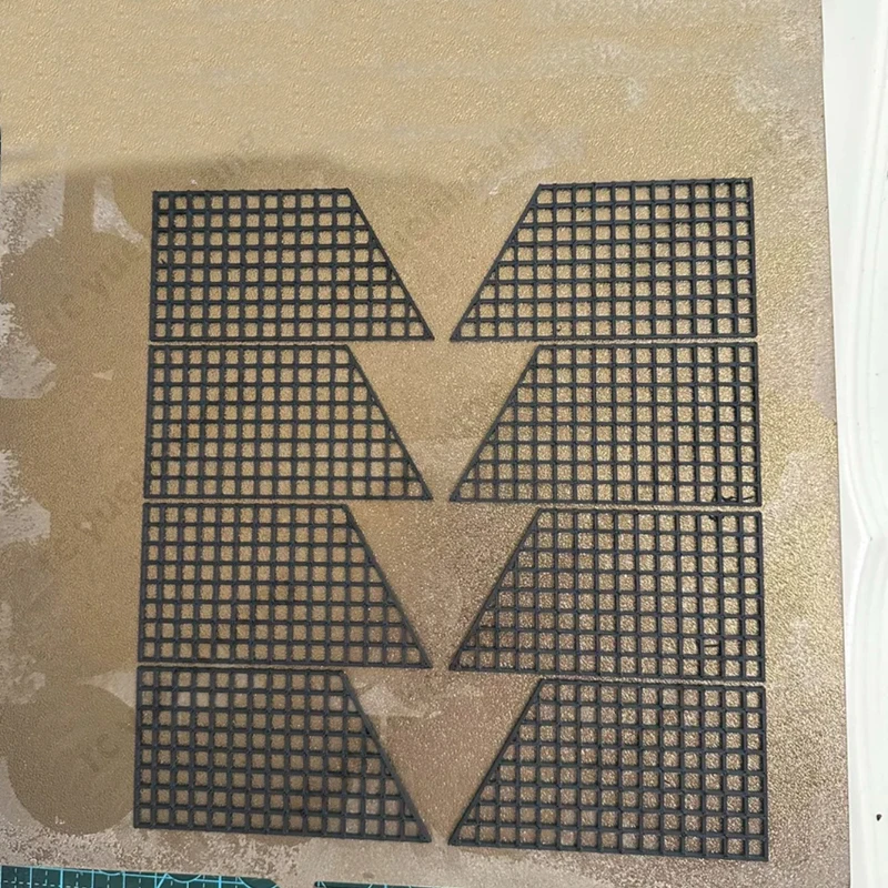 1Set Voor MJX H8H Klimmen Auto Model Gesimuleerde Raamrooster 3D Gedrukt Tpu Reling Niet-destructieve Installatie Gemodificeerde onderdelen