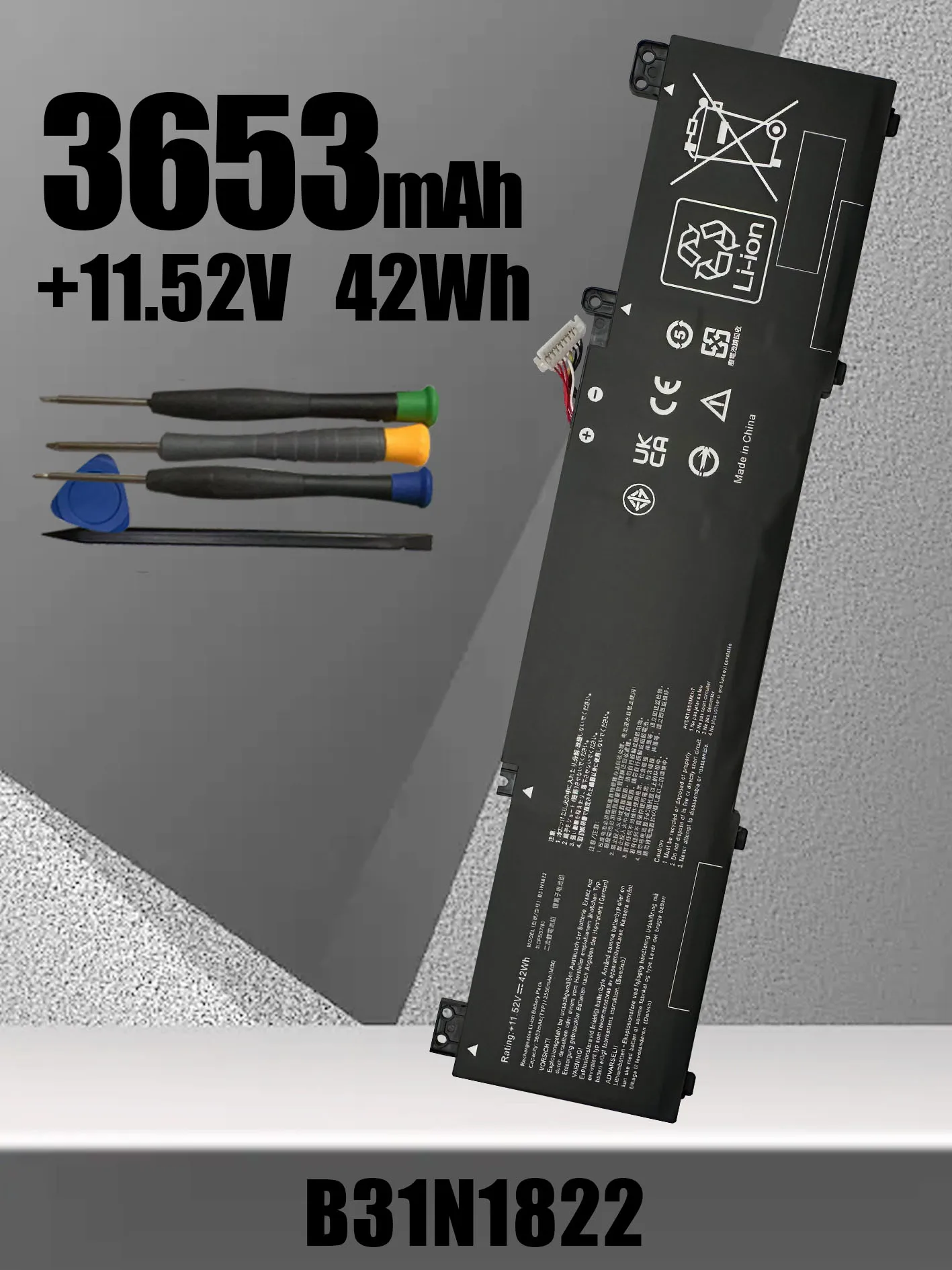 Suitable for ASUS Zenbook Flip 14 UM462DA UX462DA B31N1822 laptop battery