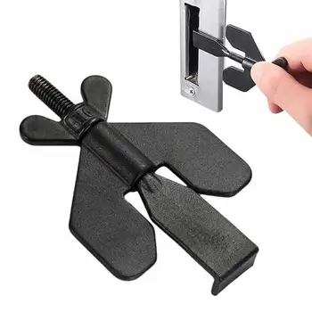 便攜式不銹鋼門擋 兒童安全門鎖 家用安全門閂 耐用 易於安裝 適用於酒店學校 8 best sales 飯店門鎖安全 - №3