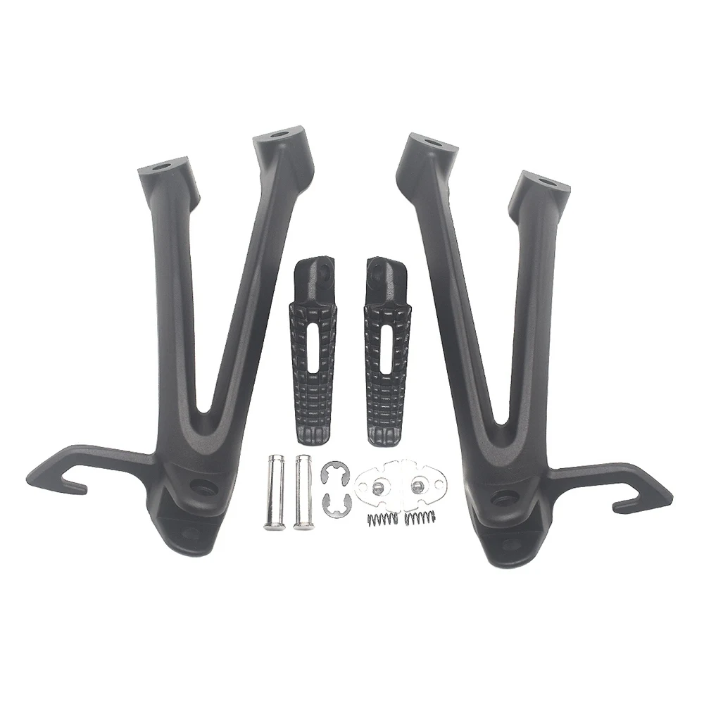 

Motorcycle Footrest Set Rear Foot Pegs Bracket Mount For Suzuki GSXR600 GSXR750 2006 2007 GSXR 600 750 K6 K7