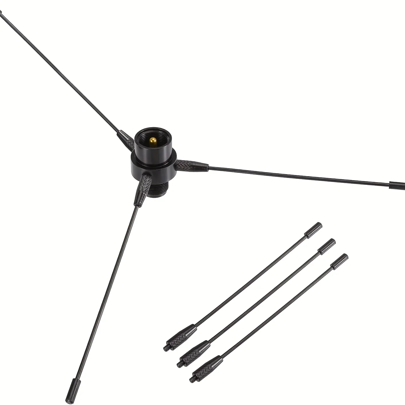 2m/70cm PL259 to SO239 Mobile Base Antenna Ground Plane Kit Car Radio Transceiver Signal Enhance for Cobra for ICOM for Kenwood