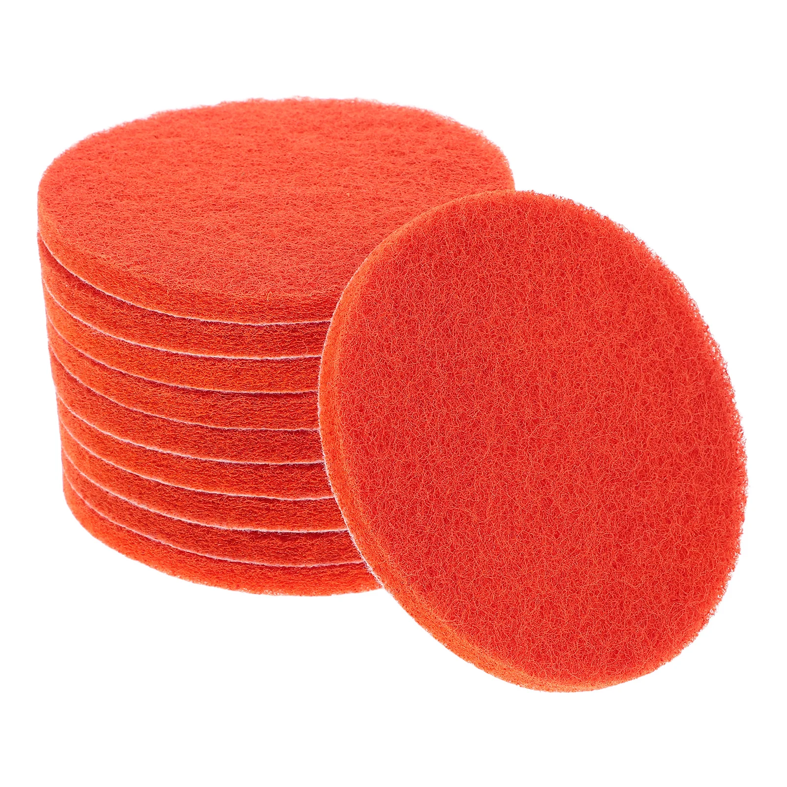 

10pcs Electric Sanding Discs Nylon Round Grinding Replacements Orange 2000# High Efficiency Polishing Home Car Woodworking
