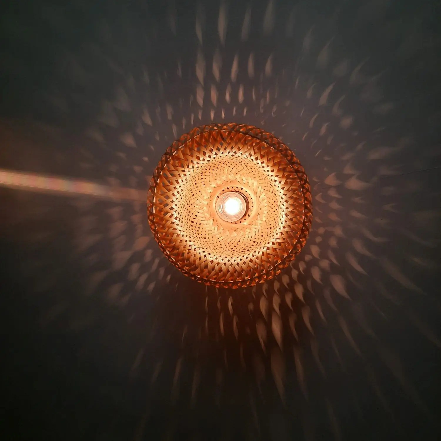 Modern Natural Bamboo Ceiling Lights E27 Minimalism Home Creative Lighting Chinese Zen Tea Room Aisle decor Cage lamp Fixtures image 5