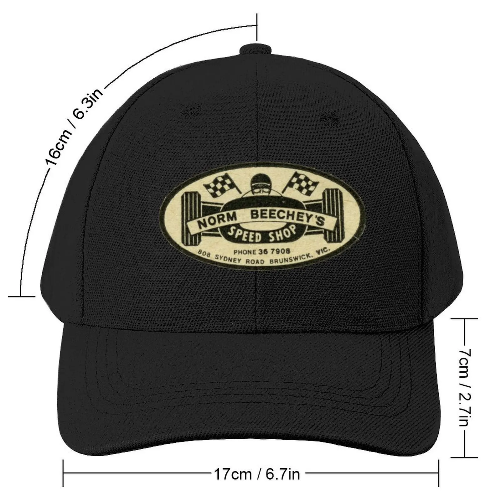 Stormin' Norm Beecheys Speed Shop AustraliaCap Baseball Cap Golf Hat Man Hood Men's Caps Women's