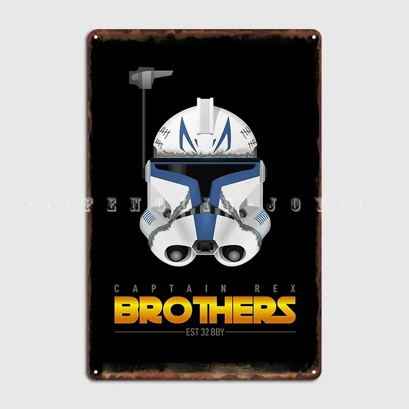 

VintageCaptain Rex Brothers Metal Sign Wall Decor Decoration Club Party Mural Tin Sign Poster