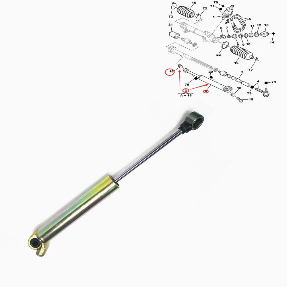 

NEW-Automobile Hydraulic Power Steering Cylinder For 205 306 309 Citroen ZX Elysee AX 401144