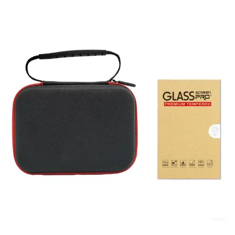 Storage Case Hard Carrying Bag & Scratch Resistant High Clarities Screen Protector For RG406V Portable Game Console Dropship