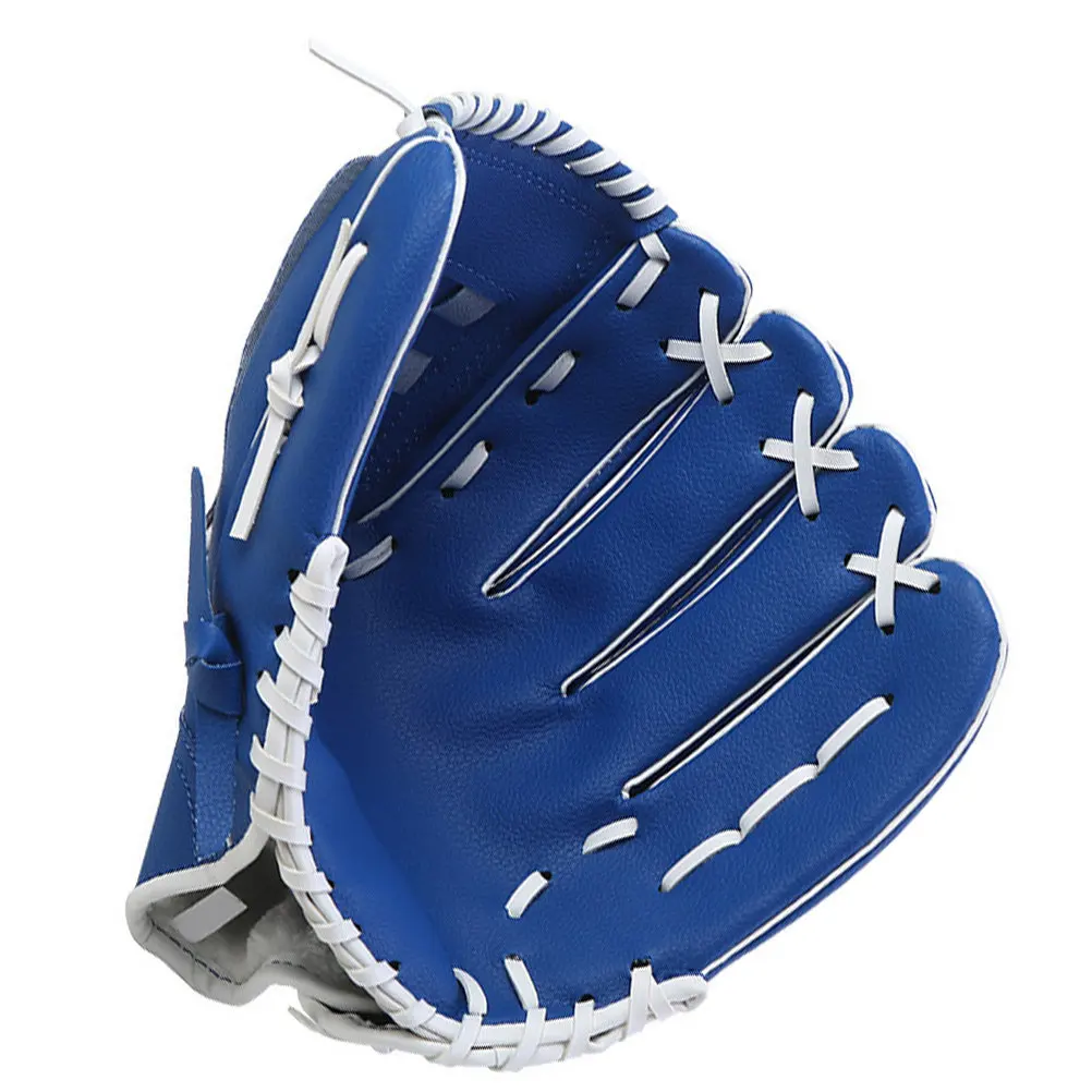 野球用グローブ1個。pu素材、高品質、柔らかく軽量。ソフトボール用。初心者向けトレーニング用。インフィールド、ピッチャー用。通気性があり、衝撃を吸収。