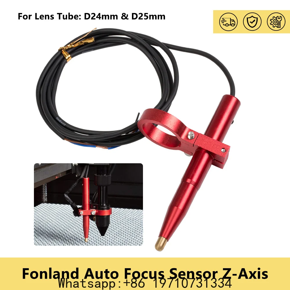 Z-Axis Laser Auto Focus Sensor Focusing Device Automatic Lifting Table Focusing Sensor for CO2 Laser Cutting Engraving Machine