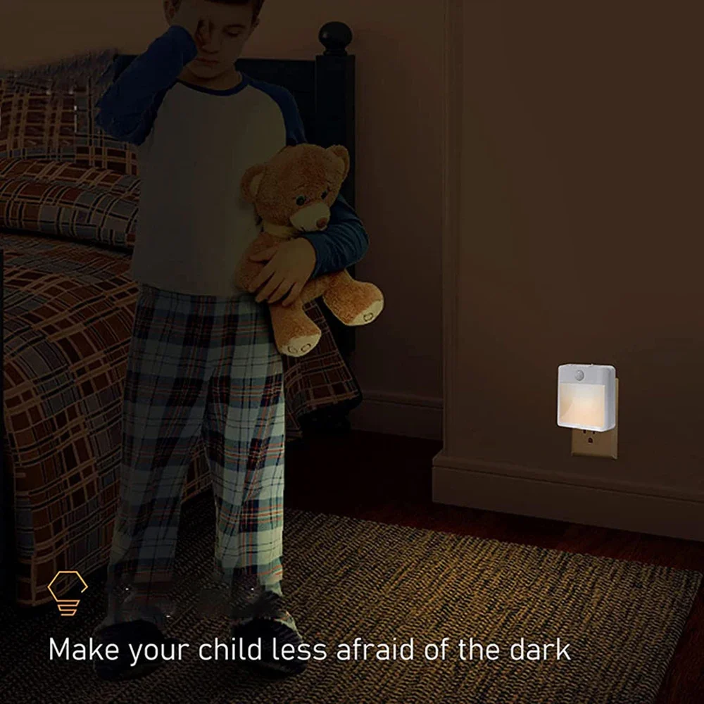 Motion Sensor Night Light LED Wireless Night Lamp US EU UK AU Plug Energy Efficient Dimmable Sensor Stairway Lamp for Bedroom