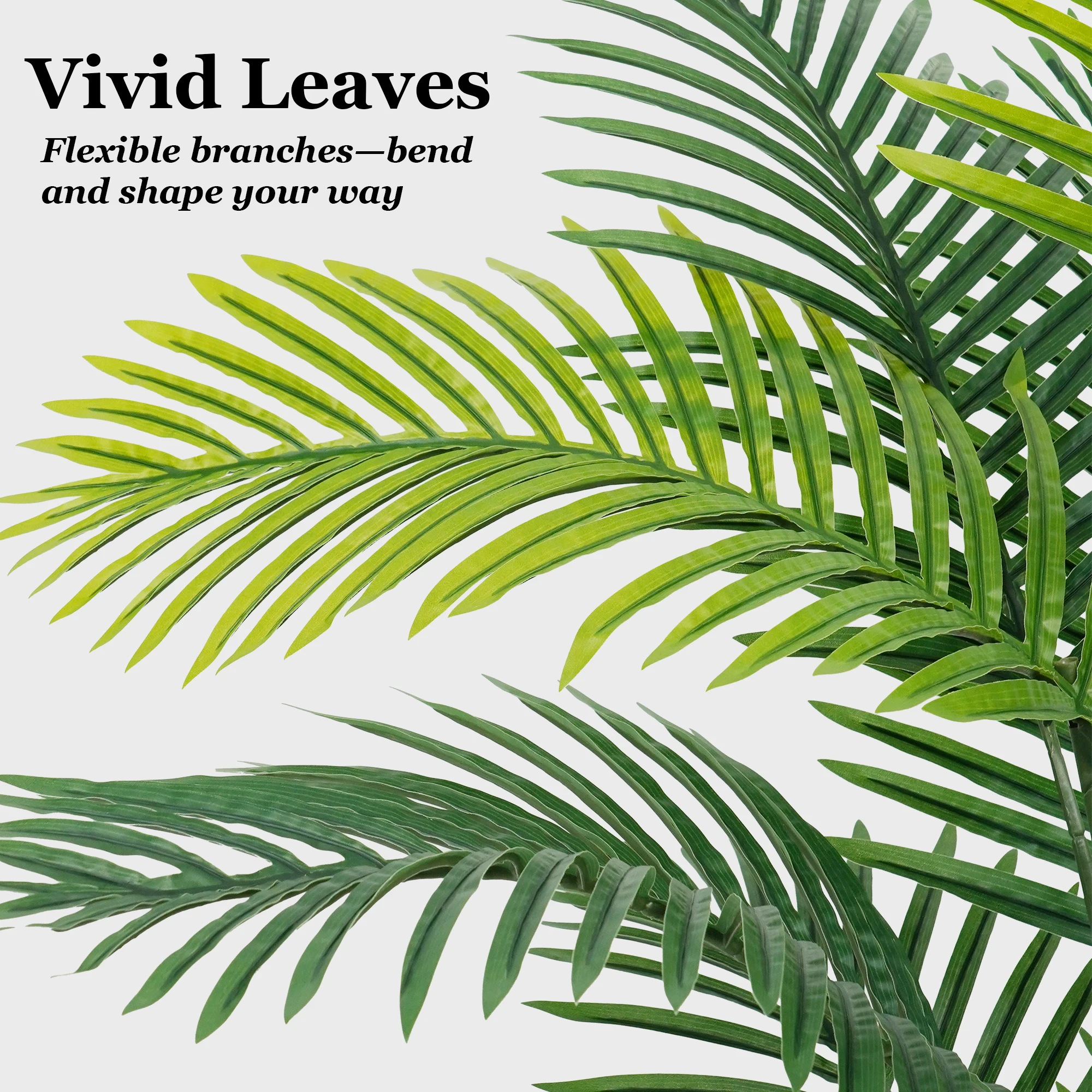 4/5/6フィートの人工植物、偽物のヤシの木、トロピカルヤシ - Fiddle Leaf Fig のレビューと価格