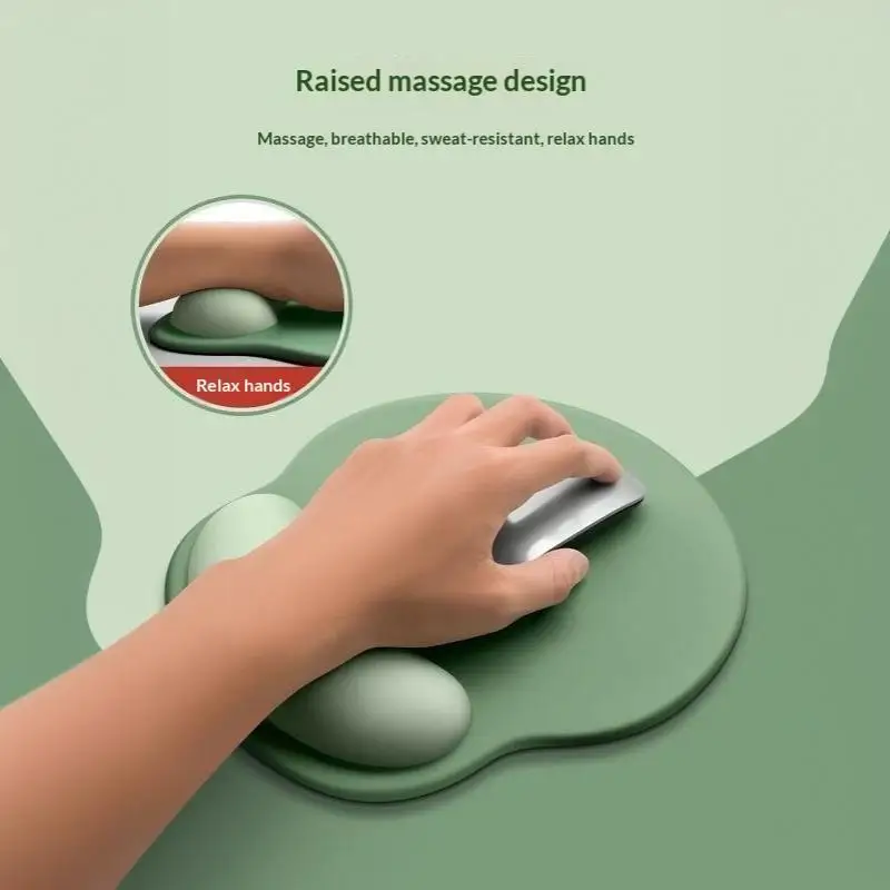 Multicolor Ergonomics Mouse Pad Comfortable Wrist Support Non Slip Mice Mat Soft Mousepad Wrist Rest Computer Mouse Pad