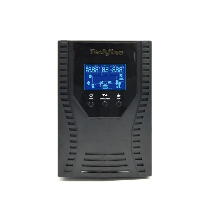 Migliore vendita all'ingrosso della fabbrica 1KVA 2KVA 800W 1600W Linea di alimentazione di backup UPS sinusoidale puro interattivo