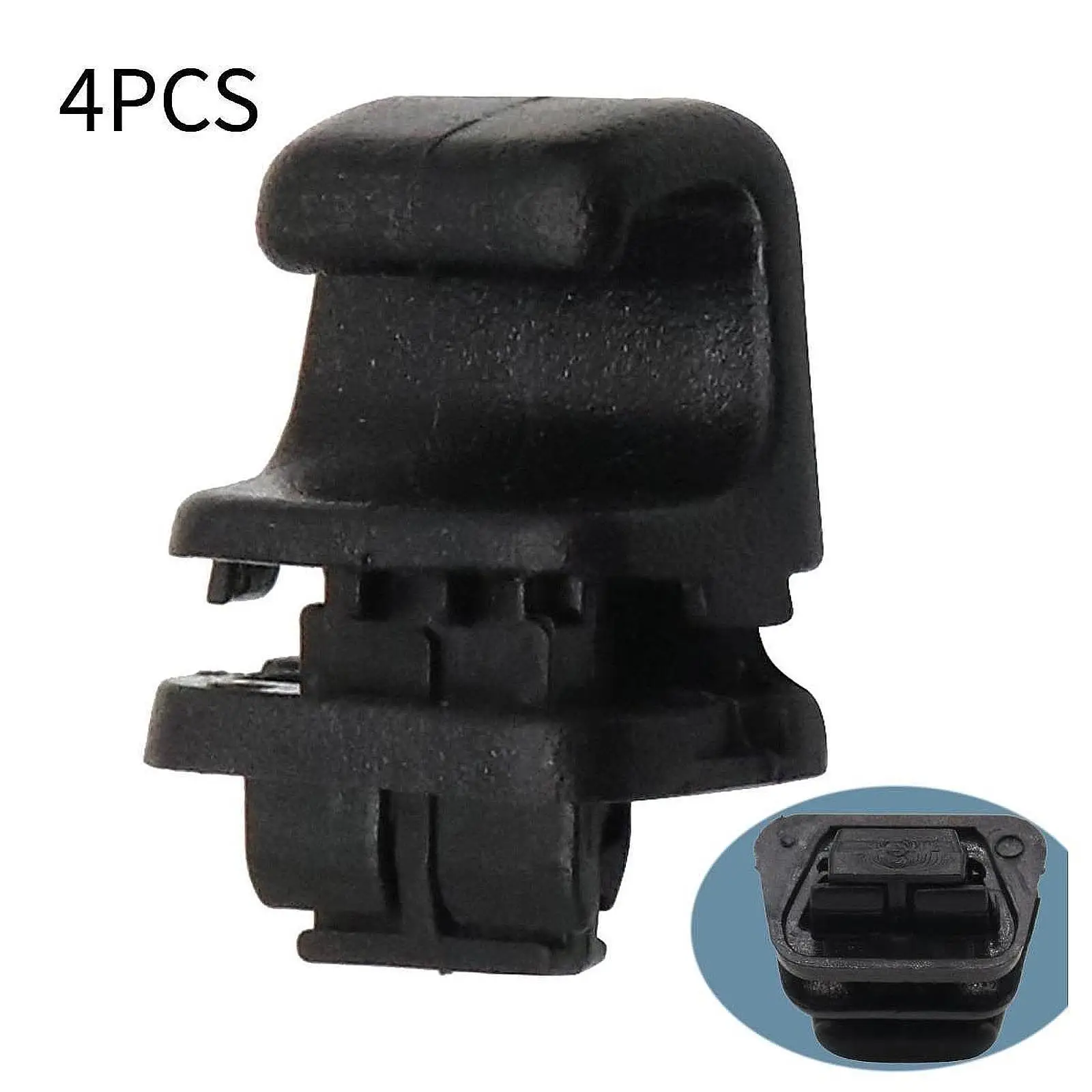 

4Pcs Interior Sun Shade Blind Curtain Hook 83917S8000CA Black for Hyundai 2020