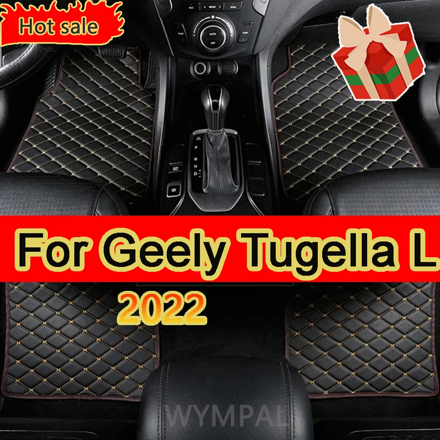 Car Floor Mats For Geely Tugella L Hybrid 2022 Custom Auto Foot Pads Automobile Carpet Cover Interior Accessories