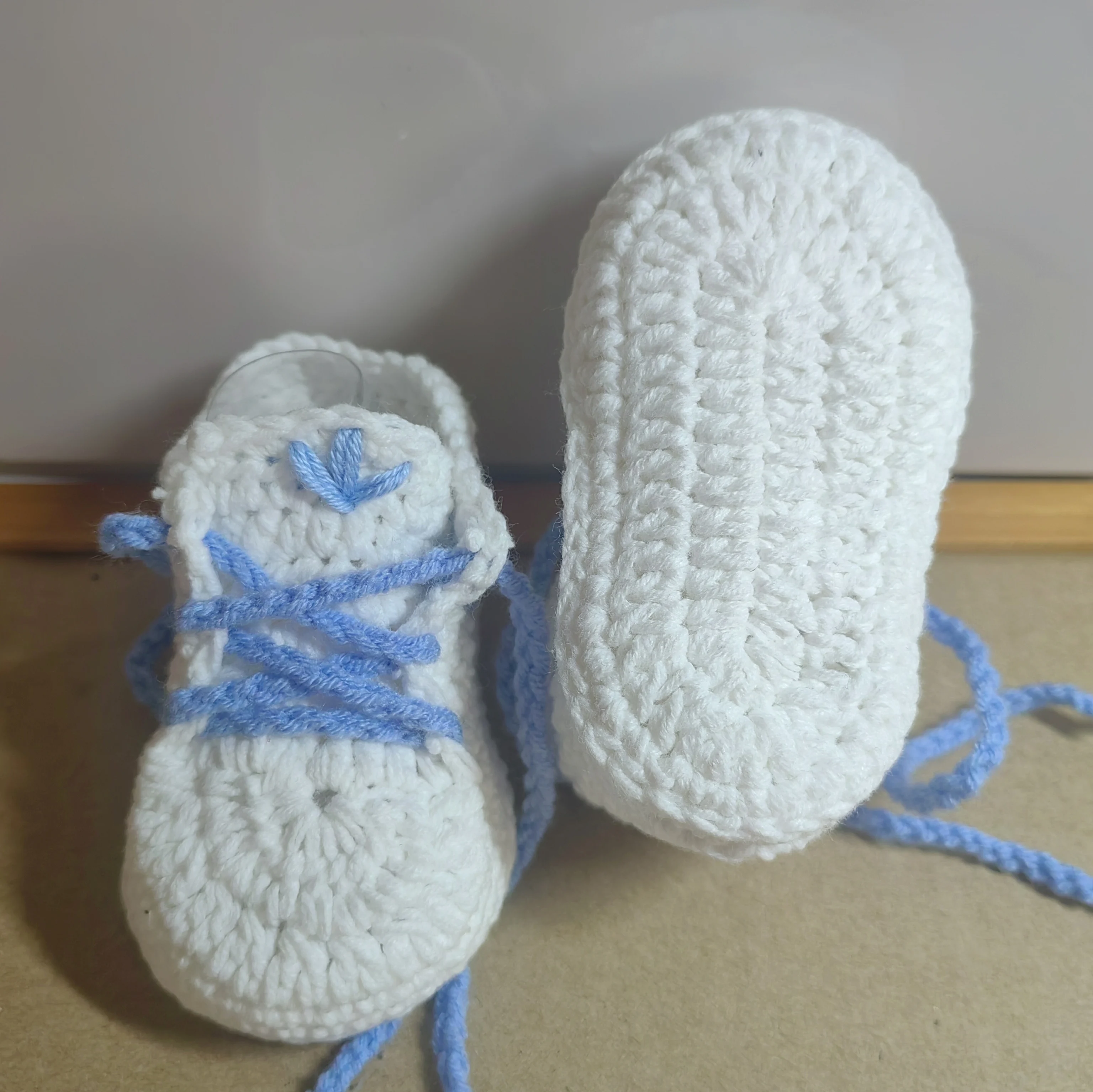 Crochet baby shoes Handmade crochet wool baby booties sneakers slippers