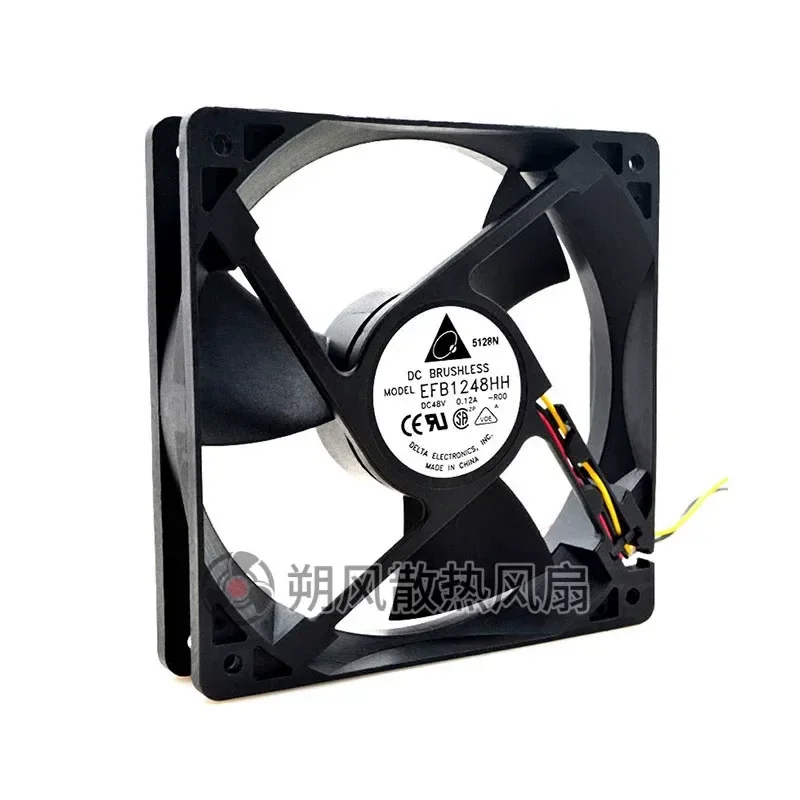 New Original for Delta EFB1248HH 48V 0.12A 12025 12CM Three Wire Alarm Cooling Fan