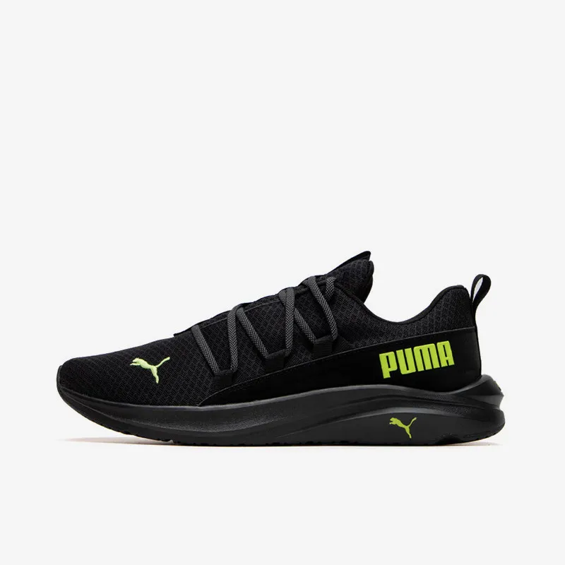 PUMA Men's Shoes Summer New Men's Black Warrior Mesh Breathable Running Shoes 377671-12