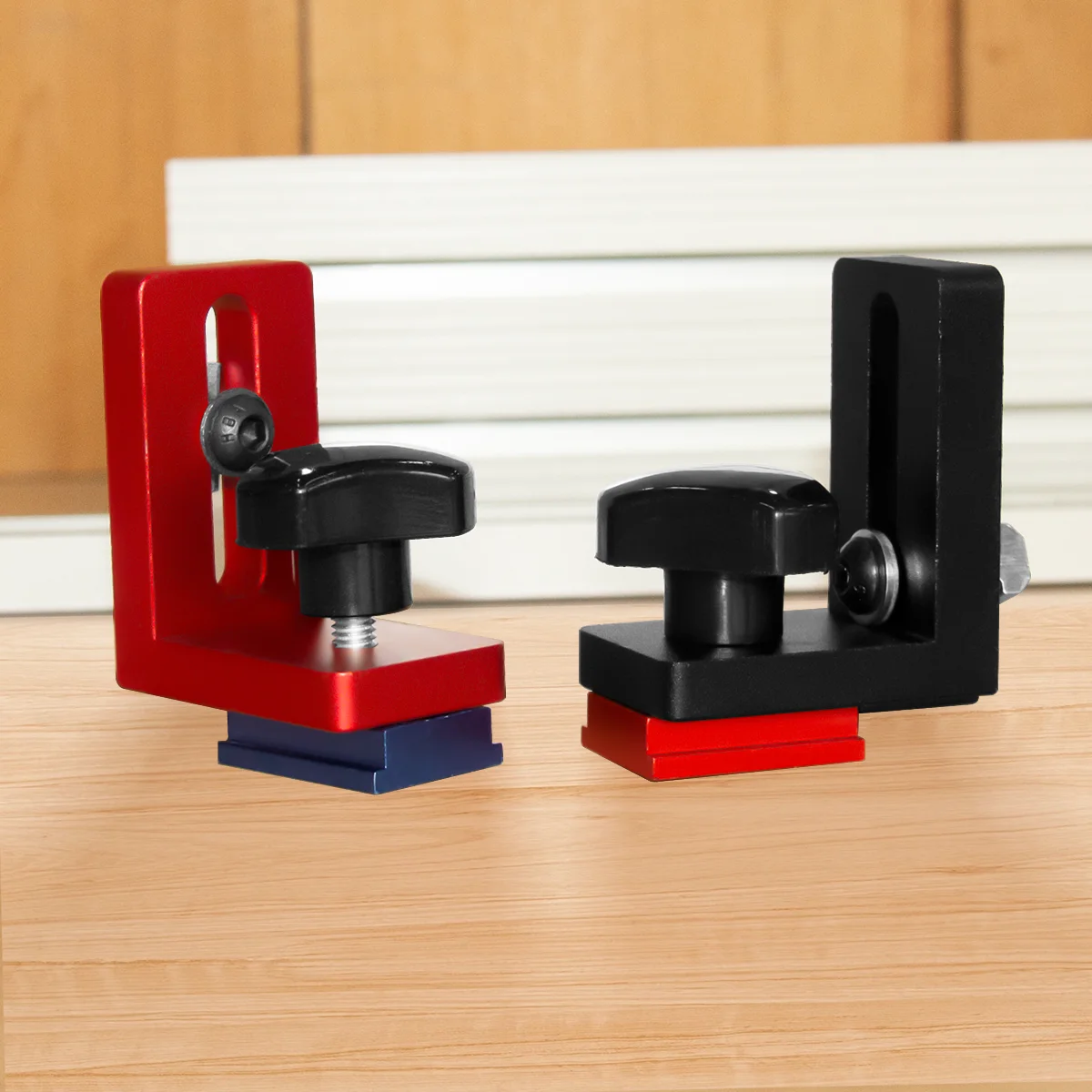 2pcs Aluminum Alloy 30 Type Miter Track Stop T-track Sliding Brackets, for T-Slot Woodworking Fence Rail Connector Accessories view 6