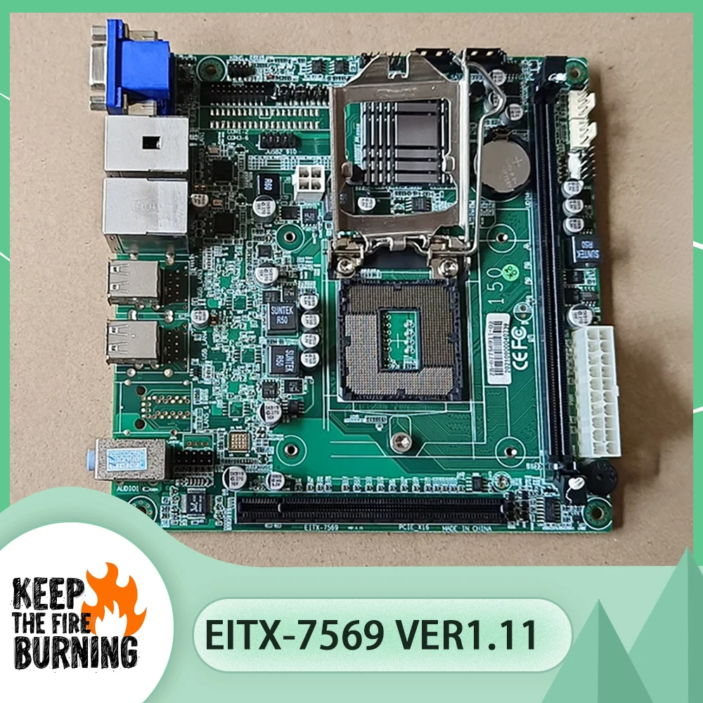 

Промышленная материнская плата EITX-7569 ver1.11 для систем управления, LGA1150, H81, EITX-7569