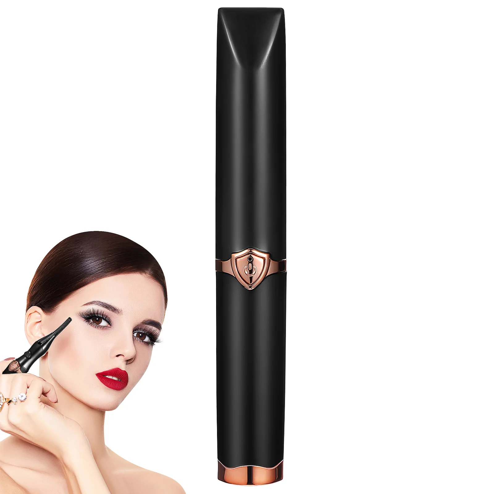 

Heated Eyelash Curler Electronic Riser Free Shipping Mini Makeup Accessories Tools Electric Curling Device Pocket for Eyelashes