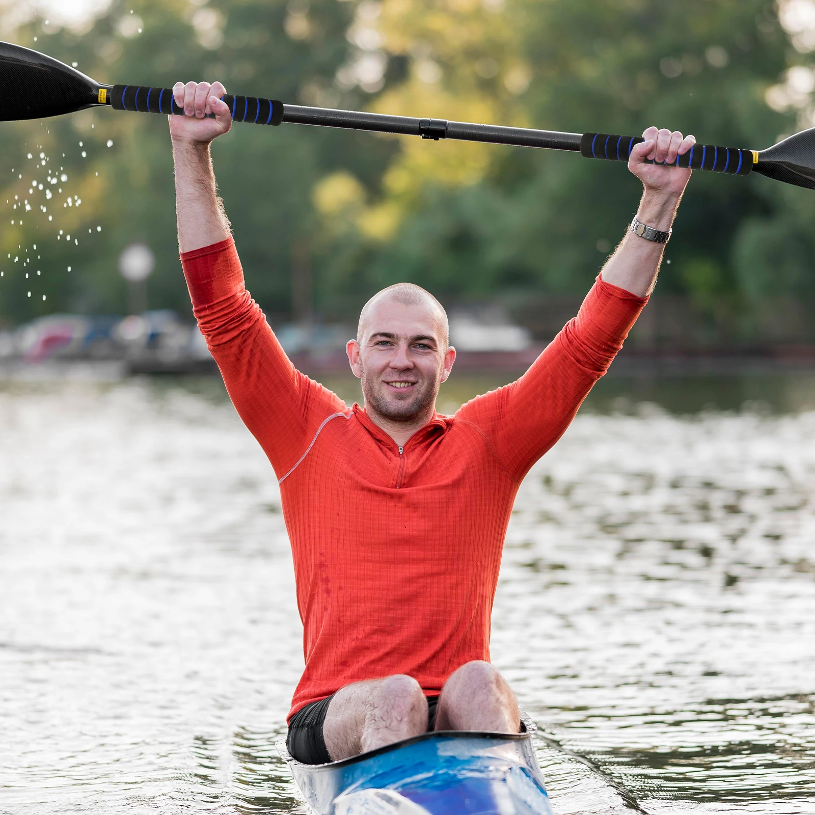 

4Pcs Universal Sponge Handlebar Grips Anti-Slip Comfortable Fit for Bicycle Scooter Kayak Paddle Tricycle Fitness Gear Handle