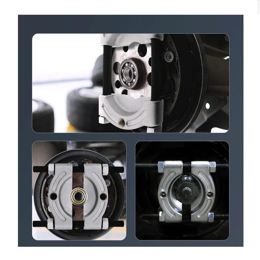 

3 Inch (50-75mm) Half-shaft Puller Bearing Removal Tool Double Disc Puller Gearbox Chuck Butterfly Puller Separator Auto Mainten
