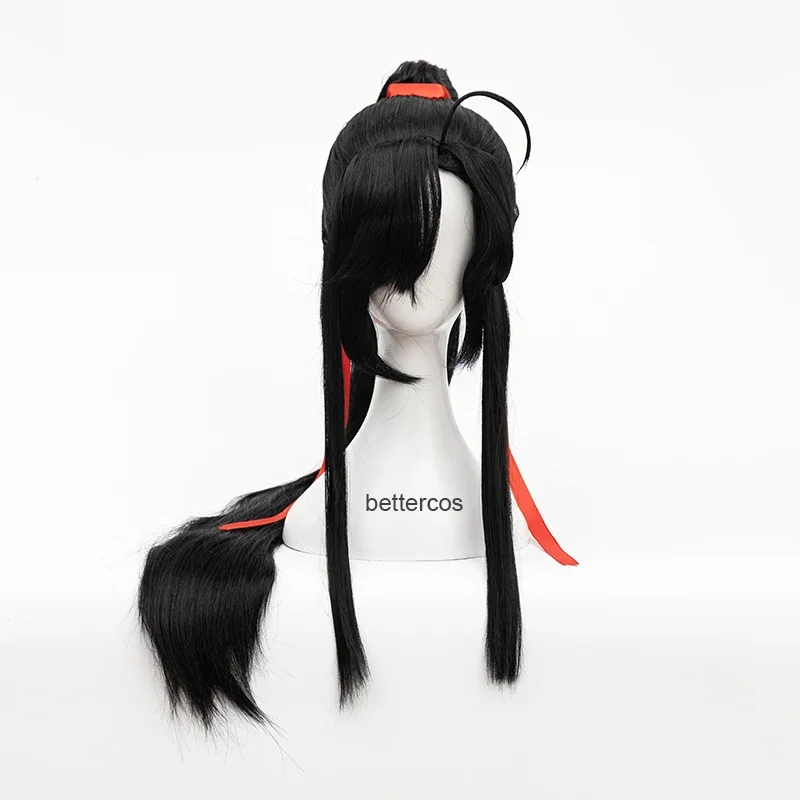 Anime Mo Dao Zu Shi The Grandmaster of Demonic Cultivation Wei Wuxian Cosplay Wig Heat Resistant Hair Wigs   Wig Cap