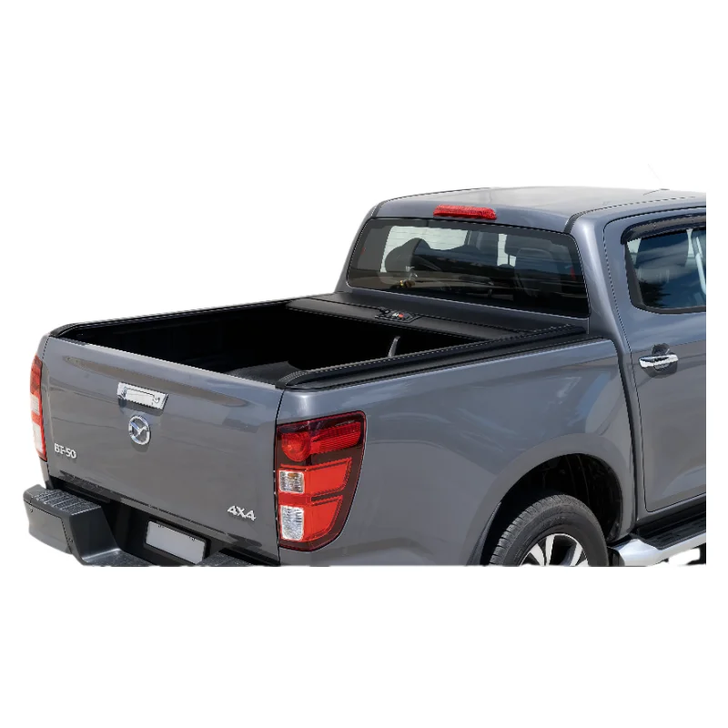 

Retractable Manual Aluminium Alloy Roller Shutter Tonneau Cover for BT-50 Utes 2015-2024 Waterproof Locking NP300