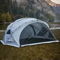 Mountainhiker 용수철 여름 옥스포드 방수 반구 돔 텐트, 레저 터널, 태양 쉘터 캠핑 반원형 돔 텐트, 15D