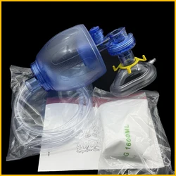 Simple Breathing Apparatus Manual PVC Rescscitator Regulation Pulmonary Rescuscitation Oxygen Supply Ventilation Ambu Bag