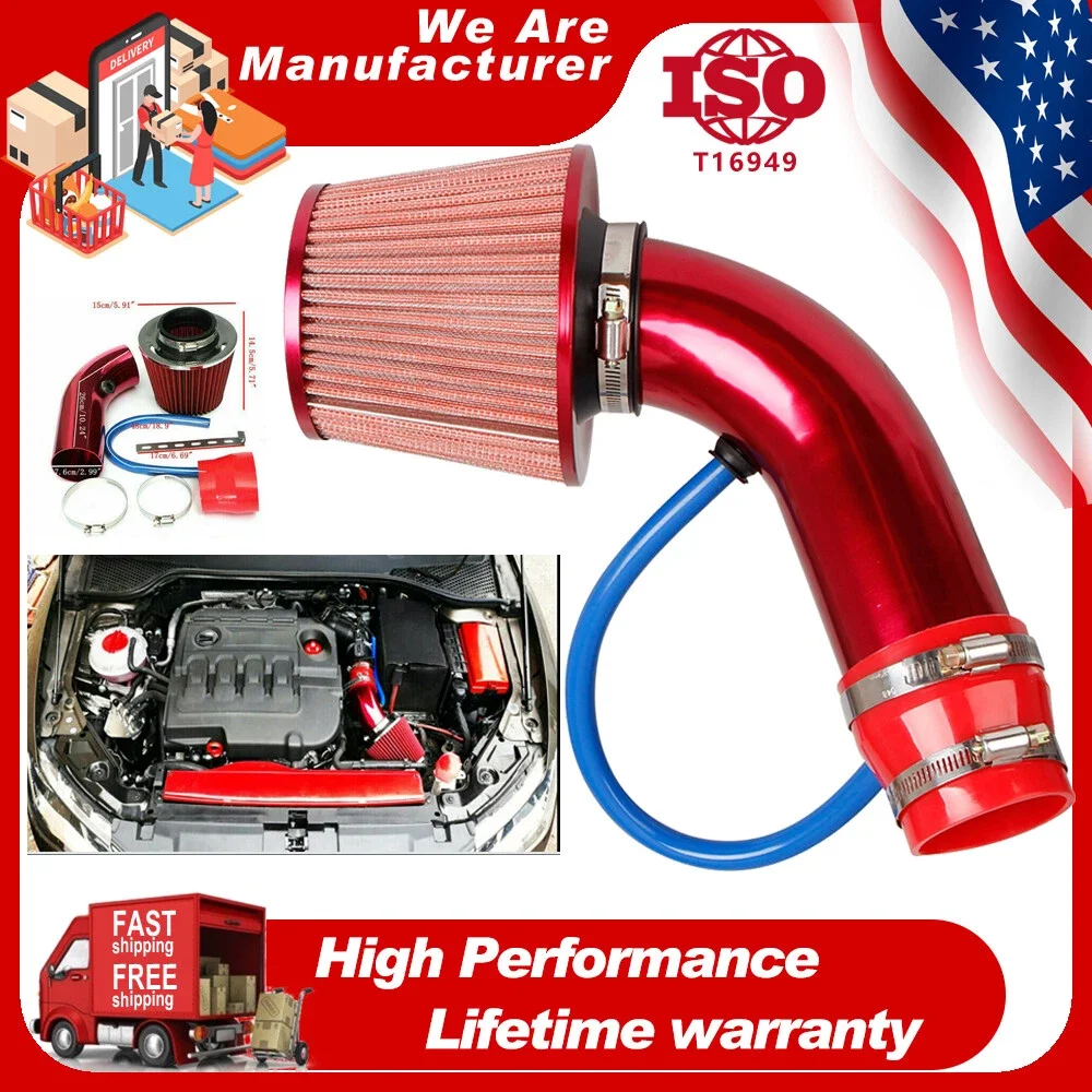 

3-дюймовый фильтр на впуске холодного воздуха, индукционный комплект, система шланга для потока трубы, автомобильные аксессуары
