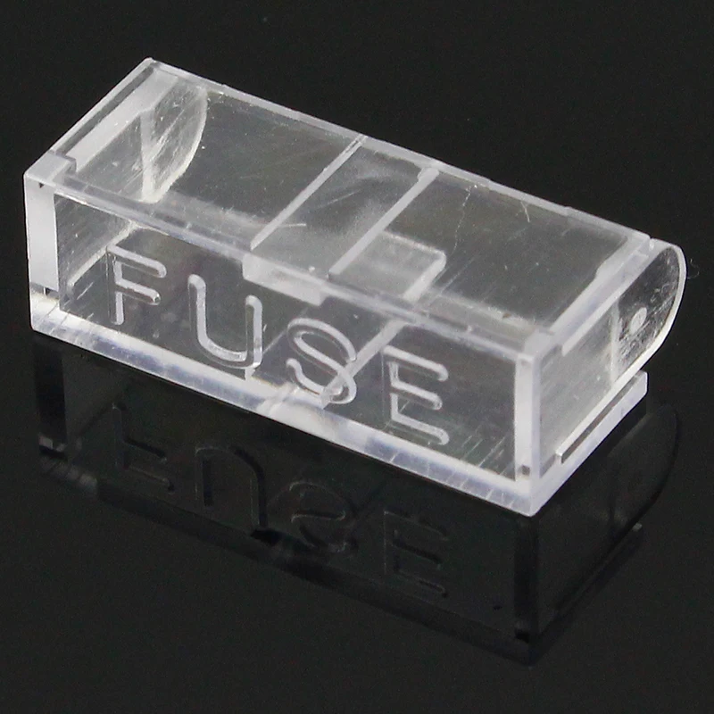 Panel Mount PCB Fuse Holder Case w Cover 5x20mm