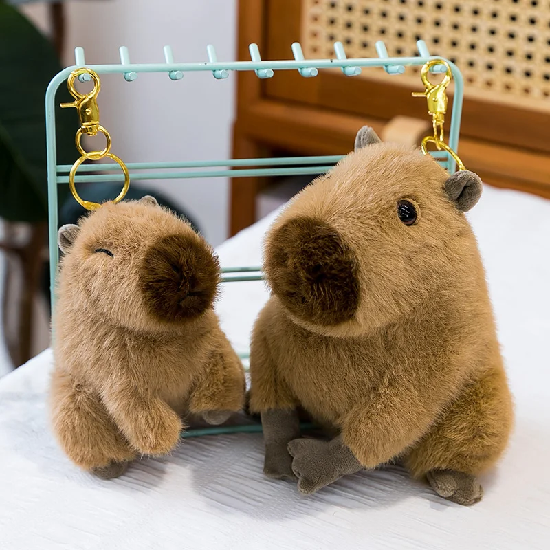 12-30CM Schöne Capybara Plüsch Spielzeug Kawaii Capybara Plushie Kissen Gefüllte Weiche Tier Puppe Capybara Spielzeug Anhänger Spielzeug geschenk – Detail 20
