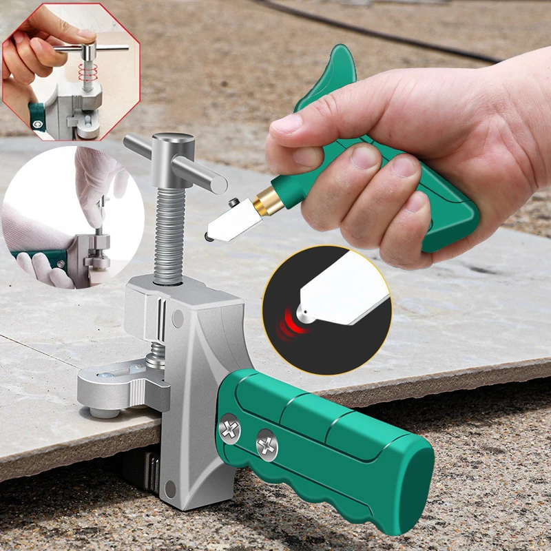 

Glass Cutter Tool Diamond Head Cutting Tile Professional Diy Construction Tools Ceramic Cutter Machine Portable Hand Metal Knife